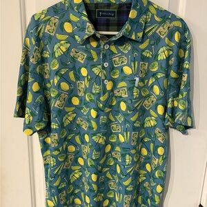 William Murray Golf Lemon Life Golf Shirt M